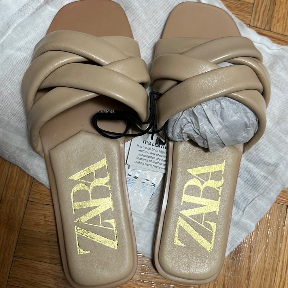 Zara beige sandal
